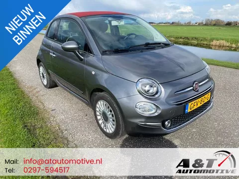 Fiat 500 C 1.2 Lounge Cabrio/Airco/Navigatie/93dkm/2018